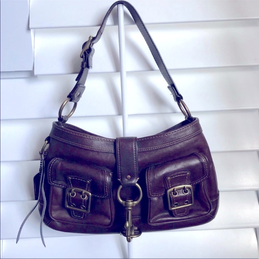 Vintage Limited Ed COACH Vachetta Leather-Whiskey Brown